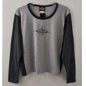 VTG Y2K Harley-Davidson Women's T-Shirt Dudley Perkins San Francisco - Size L